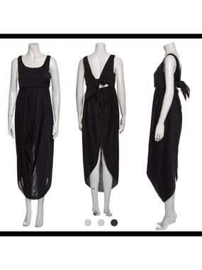 Carven designer black dress